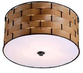 Kenroy Home 92038DWW Shaker 3-Light Pendant