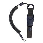 EdcX Paracord Nylon Tactical Lanyard made in Ukraine, spiral cable, elastic key pendant made of Paracord