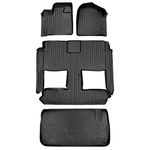 MAXLINER Custom Fit MAXFLOORMAT and MAXTRAY Cargo Liner for Select Dodge Caravan/Chrysler Town & Country Models - (Black) (3 Row Set Behind 3rd Row)