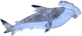 Novelty Hammerhead Shark Hair Clip,Acetate Hair Claw,Big Hair Clips for Women