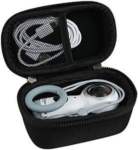 Hard EVA Case for Samsung Gear 360 SM-R210 (2017 Edition) Spherical Cam 360 Degree 4K Camera by Hermitshell