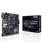 ASUS Prime B550M-K (AMD AM4 Socket for AMD Ryzen 5000/5000 G/ 4000 G/ 3000) DDR4 Micro ATX Motherboard with Dual M.2 PCIe 4.0 1Gb Ethernet HDMI/D-Sub/DVI SATA 6Gbps USB 3.2 Gen2 Type-A, Black