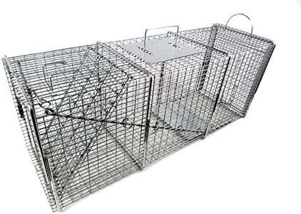 Tomahawk Live Trap Model 608SS - Professional Series Live Trap with Rear Sliding Door for Raccoon, Woodchucks, Feral Cats, Badgers, and Similar Size Animals
