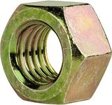 1-3/4"-5 Grade 8 Finished Hex Nuts, Electro Zinc Plated Steel, Yellow Chromate Finish, Quantity 1 By Fastenere