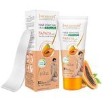 Aryanveda Papaya Hair Removal Cream With Whitening Effect & Slow Hair Growth Actives - (60g)