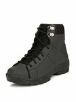 Eego Italy Heavy Duty Genuine Leather Steel Toe Safety Boots_SS-45-6 Black