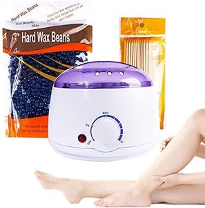 Wax Pot Hard Wax Beans Heater Warmer Machine Kit Tool For Painless Hair Removal (POT MACHINE +100G BEANS)