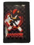 Shadow The Sonic Hedgehog Kids Wallet with Zipped Coin Compartment & Card and Note Slots