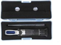 Refractometer with Dual Scale 0-100 PPT of Salinity and 1.000 to 1.070 Specific Gravity (0-10%) with ATC, Sea Water, Aquarium Tank. Salinity Meter Salimeter Erma Hand Refractometer Salt Hydrometer