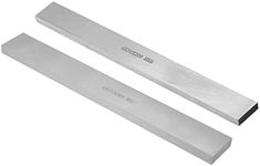 uxcell HSS Lathe Tool Bit 6mm x 20mm x 200mm & 8mmx25mmx200mm, Square Lathe Turning Tool Blanks, High Speed Steel Rectangular Fly Cutter Mill Blank,2pcs