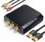 RCA to HDMI Converter, Wenter 1080P AV to HDMI Converter/Composite to HDMI Converter for Xbox/PS2/Wii/VHS/VCR/DVD to Play on HDMI Digital TV…