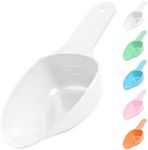 FURMYLOVE Dog Food Scoop-Melamine Pet Food Measuring Cup - 1 Cup 1/2 Cup 1/4 Cup Dog Cat Bird and Rabbit Food Feeding Scoop Dishwasher Safe - White