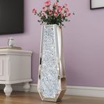 SHYFOY 30" Floor Vase Crushed Diamo