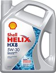 Shell Helix HX8 5W-30 API SN/CF, ACEA A3/B4 Fully Synthetic Engine Oil for Cars (5 L)