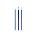 Legami - Refill for Erasable Gel Pen, Set of 3, Height 13 cm, Blue Thermosensitive Ink, Tip 0.7 mm