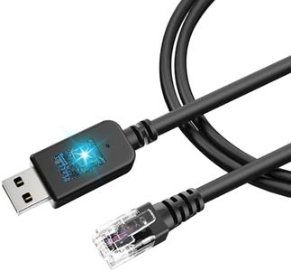 QaMcbulc Radar Detector Power Cable, USB to RJ11 DC3.5 Cable,Replacement Radar Detectors Power Cable,for Escort Uniden Radenso XP Beltronics Cobra Whistler Radar Detector (RJ11-3.3FT)