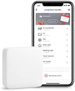 SwitchBot Hub Mini Smart Remote - IR Blaster, Link SwitchBot to Wi-Fi (Support 2.4GHz), Control TV, Air Conditioner, Compatible with Alexa, Google Home, IFTTT