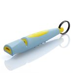 ACME Dog Whistle No. 210.5 (Update 2023) | Alpha | Improved Version | Ideal for Recall | Long Range | New Handle | Frequency Standardised (Baby Blue/Yellow)