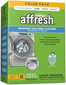 Affresh Washing Machine Cleaner, Cleans Front Load and Top Load Washers, Including HE, 6 Tablets