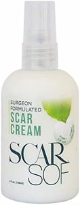 ScarSof Scar Cream - Advanced Scar Cream Made with 100% Organic Aloe Vera and All Natural Emu Oil - Helps Scar Appearance and Overall Skin Health - 4 oz