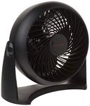 Honeywell HT900C 7" TurboForce® POWER+ Desk/Table Fan, Air Circulator for Small Bedroom, Portable, Wall Mountable, Energy Saving, 3 Speeds, Black