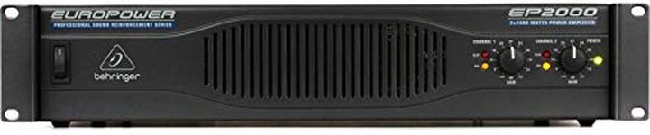 Behringer EUROPOWER EP2000 Professional 2,000-Watt Stereo Power Amplifier with ATR (Accelerated Transient Response) Technology