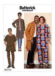 Butterick Patterns 6534 XM,Misses/Men's Coat,Tunic and Pants,Sizes S-L, Tissue, Multicoloured, 17 x 0.5 x 22 cm