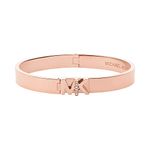 Michael Kors Women's Hardware Rose Gold-Tone Stainless Steel Bangle Bracelet (Model: MKJ7699791)