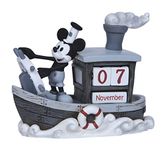 Precious Moments, Disney Showcase Collection, Mickey Mouse Perpetual Calendar, Resin Figurine, 144707
