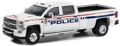 64 Scale 2018 Silverado 3500 Dually - Durham Regional Police - diecast