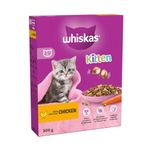 whiskas 2-12 Month Kitten Complete Dry Food With Delicious Chicken 300g (Pack of 6)