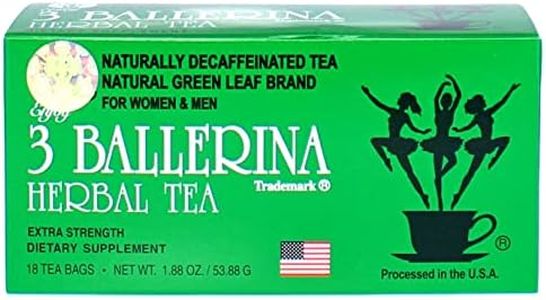 3 Ballerina Diet Tea Extra Strength for Men and Women (6 Boxes x 18 Bags)