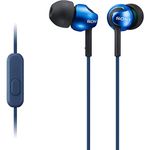 Sony MDREX110AP/L In-Ear Headphones With Microphone (Blue)