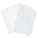 Sheet Protectors Fits Letter Size 8.5 x 11 Inch Highlight Transparent Acid-Free Top Load for 3 Ring Binder 100 Sheets CB01100