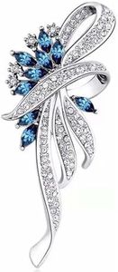 SSyang Broche de Perlas Señoras, Broche para Mujeres, Broche con Lazo Aleación de Perlas Broche de Perlas Lazo Cardigan Suéter Broche, para Mujeres niñas decoración de Ropa Camisas Sombreros Bolsos