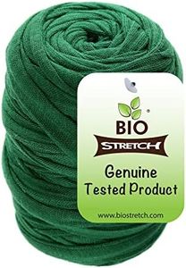 Biostretch Soft Plant Ties for House and Garden Plants - Environmentally Friendly Stretchy Green Plant Tape and Garden Twine Plant String (Green Bio Roll x 1)