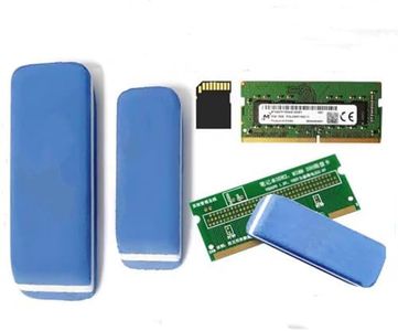 Gold Finger Eraser Cleane.RAM PCB Cleane Conductive Contact.Effectively Remove Stains,Oxidation,Dust from Surface of Gold Finger and Restore Stability Conductive Link.PCB Board Cleaning.Eraser 3Pcs