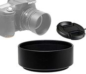 Fotasy Metal 43mm Lens Hood, 43mm Lens Hood for Canon Fuji Leica Leitz Nikon Olympus Panasonic Pentax Sony Lens, 43mm Screw-in Lens Hood