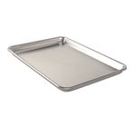 Nordic Ware Naturals Jelly Roll Pan, Rustproof Aluminium Sheet, Premium Bakeware for Baked Veggies, Muffins, Cookies and More, Made in the USA, Silver