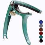 SUCCESS Guitar Capo, Lightweight Zinc Alloy Capo for Acoustic and Electric Guitars, Bass, Mandolin, Banjo, Ukulele (Dark Green)