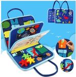 control future Tykeboard Busy Board Toddlers Sensory Activity - Shining Energy Montessori Toys 1 Year Old Boy Airplane Travel Essentials Kids Ages 1-3 Road Trip Games Quiet Book 2-4 Yr Birthday Gifts