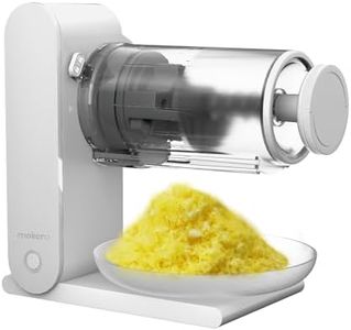 mokero Shave Ice Machine Slushie Maker Dash Shaved Snow Cone Machines Rechargeable Electric Ice Cream Crusher Maker for Home Outdoor Party