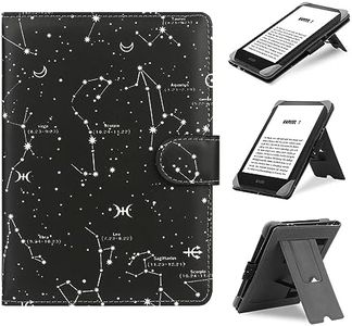 HoYiXi Étui Universel pour 6-6.8” Pocketbook/Tolino/Sony E-Book Reader 6.8” Kindle Paperwhite/6” Kindle 2022 & 2019/Kobo Clara HD/Kobo Clara 2E Coque Housse avec Support,Constellation