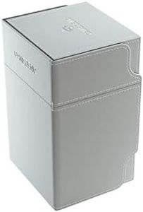 Gamegenic Convertible Watchtower Deck Box Holds 100 Sleeves, White