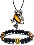 Softones Owl Necklace Healing Cryst