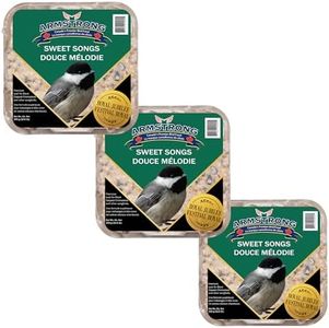 Armstrong Royal Jubilee Suet, Sweet Songs, Wild Bird Food (3 Pack) 900g