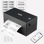 SEZNIK LabelX Bluetooth Shipping Label Printer | 4×6 Label & Different Size Label | Bluetooth, USB Connect| Inkless Thermal | Print from Mobile, Laptop| Donot Support Seller Flex | 1Year Warranty