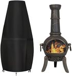 GARPROVM Large Chimenea Cover,Water