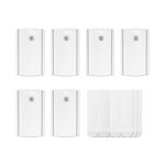 Universal Frame Hanger, Jumbo, 6 Picture Hangers, 16 Large Removable Adhesive Strips, Damage Free Picture Hanging Hooks Heavy Duty, No Nails Picture Hooks