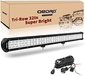 OEDRO LED Light Bar 31Inch 697W Tri-Row Spot Flood Combo Led Work Light with Wiring Harness, Off Road Driving Fog Lamp Fit for Truck Boat Jeep SUV ATV UTV Pickup Tractor